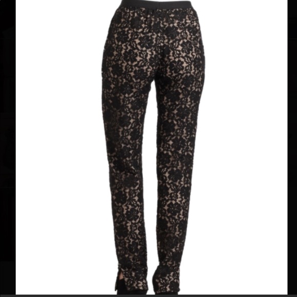 NWOT BCBGMAXAZARIA Michael Lace Pants. Small - Picture 2 of 3